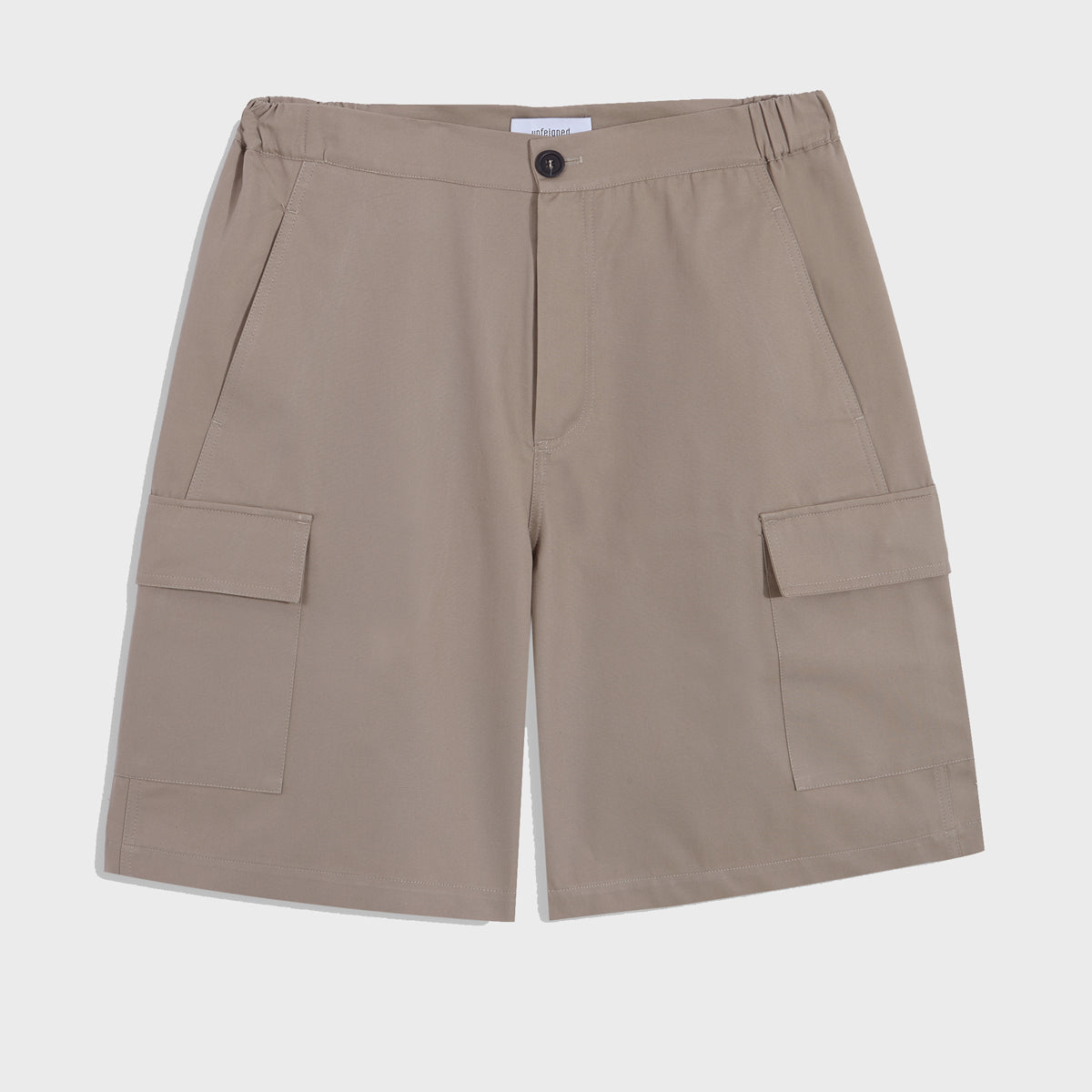 Regular Cargo Bermuda Shorts - Warm Beige