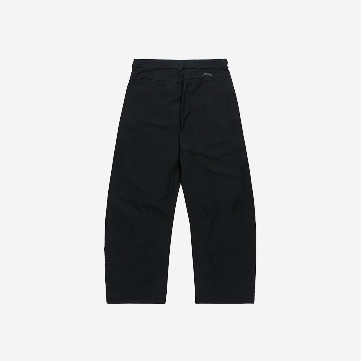 Reverse Twill Barrel Pant - Black