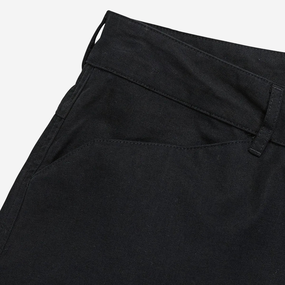 Reverse Twill Barrel Pant - Black