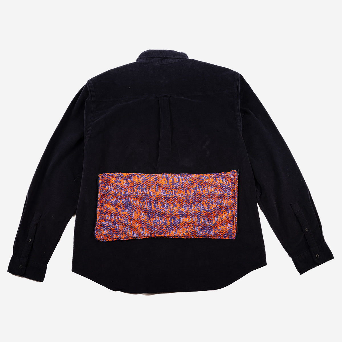 SPUN Studio x Raeburn Cotton Moleskin Shirt - Navy (Large)