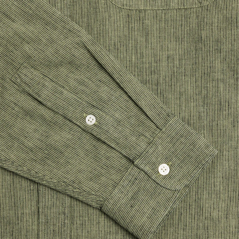 Raeburn BD Linen Blend Shirt - Green