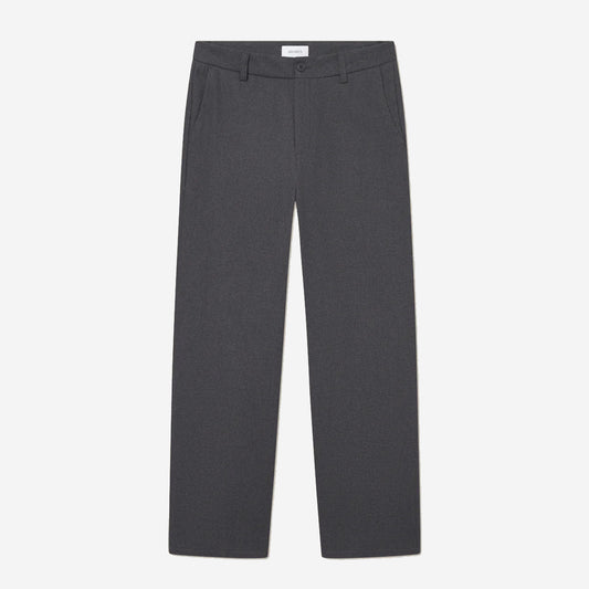 Randall Loose Wool Suiting Pants - Asphalt Grey