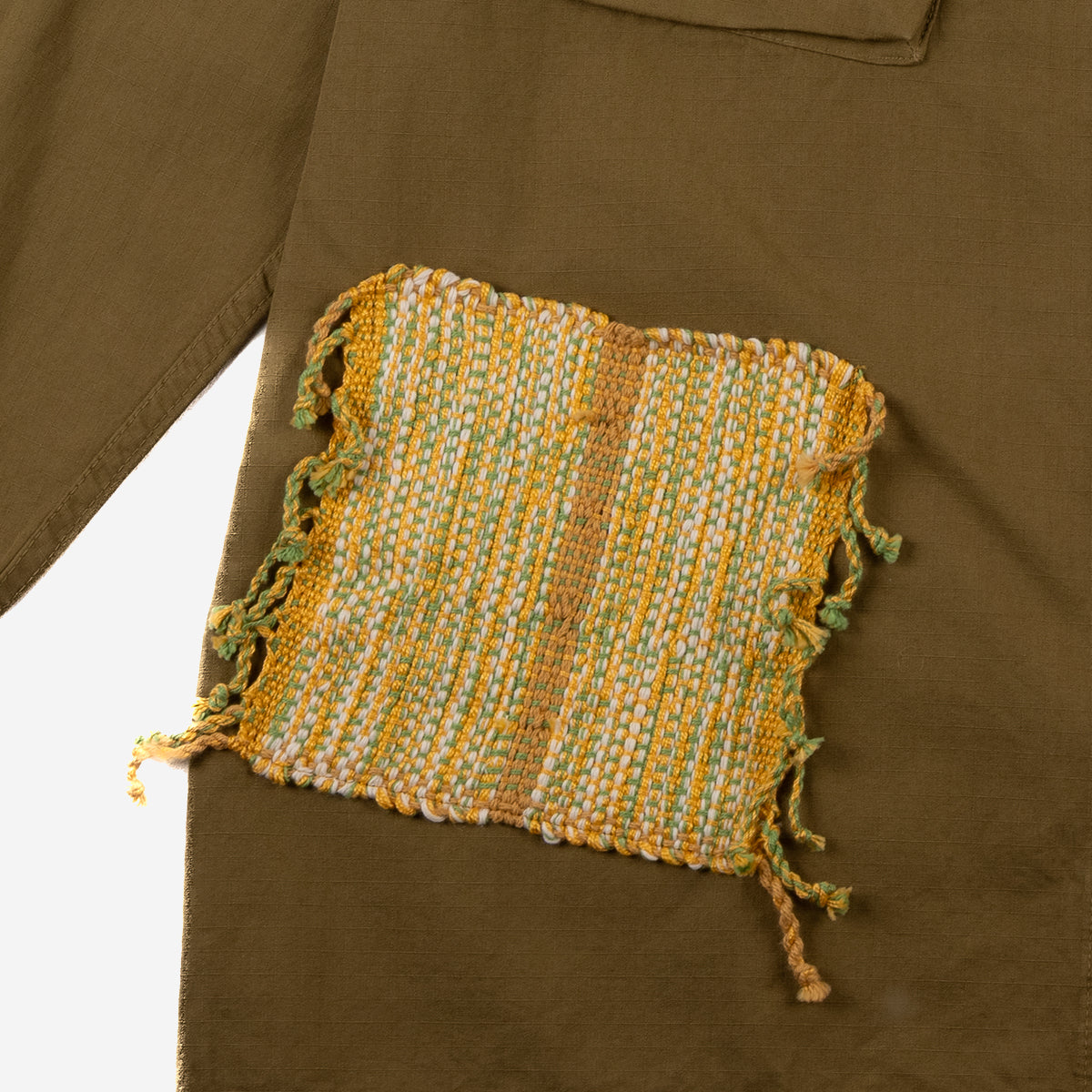 SPUN Studio x Redford Ripstop Military Overshirt - Light Military (Medium)