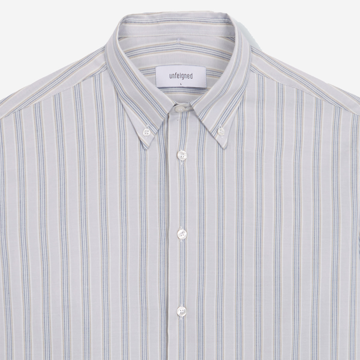 Regular Silk Merino Shirt - Colourful Stripes