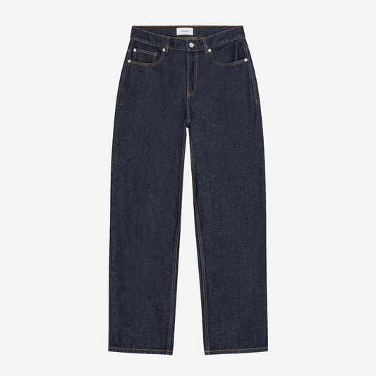 Roi Loose Washed Denim Jeans - Dark Indigo