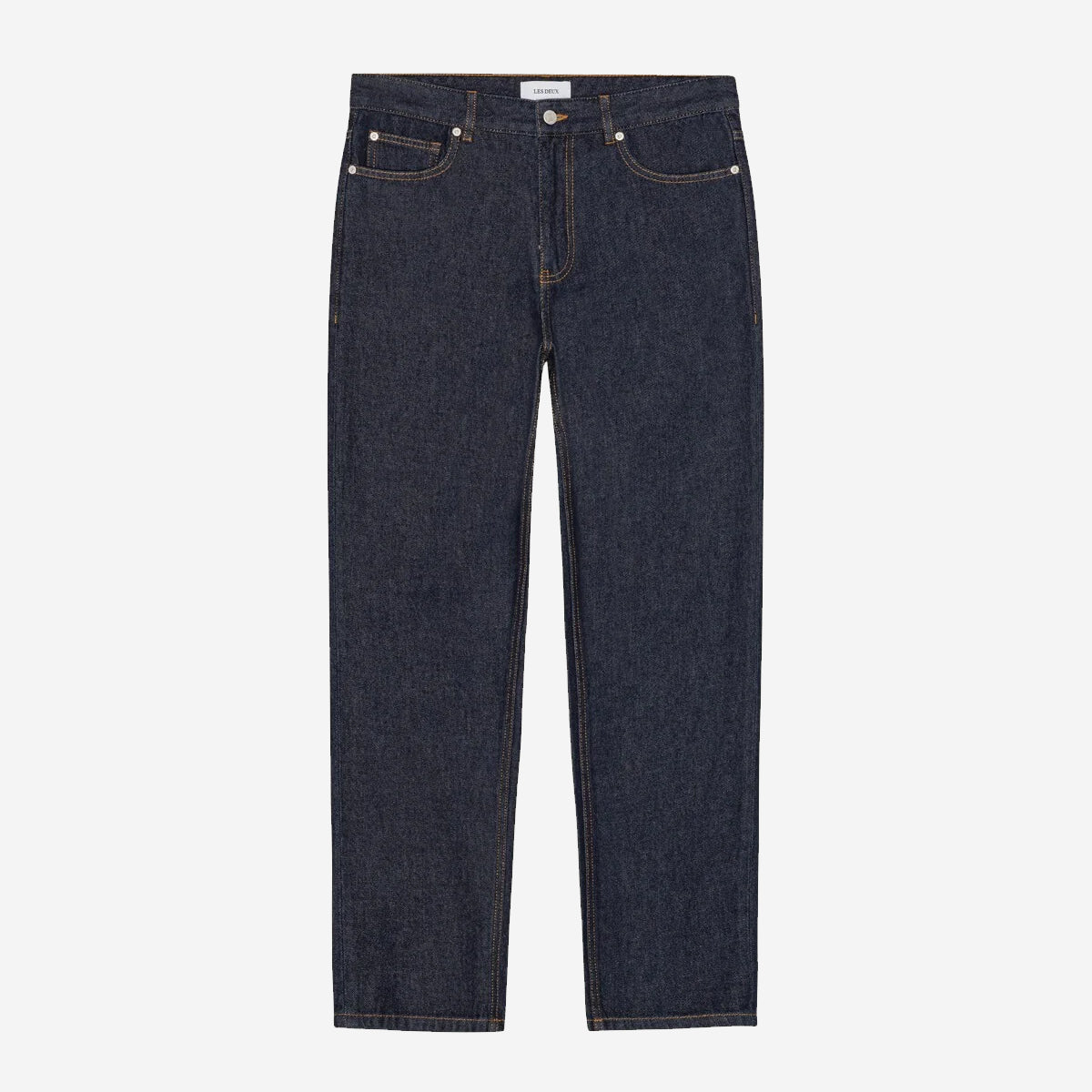 Ryder Relaxed Washed Denim Jeans - Dark Indigo