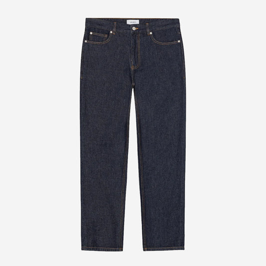 Ryder Relaxed Washed Denim Jeans - Dark Indigo