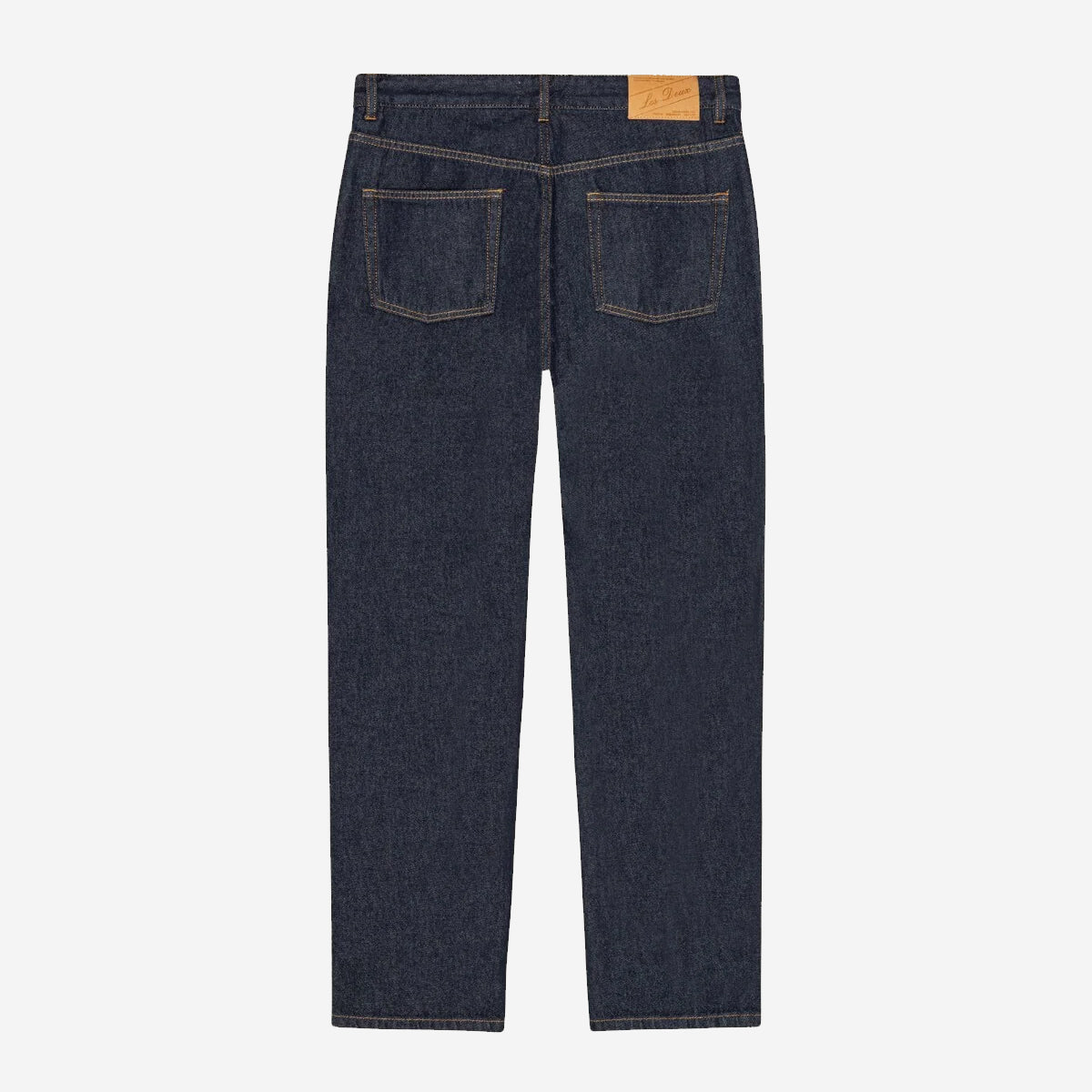 Ryder Relaxed Washed Denim Jeans - Dark Indigo