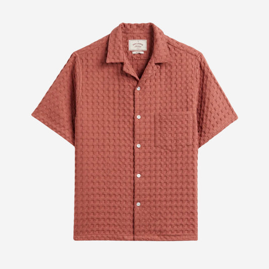 Sands Waffle S/S Vacation Shirt - Clay