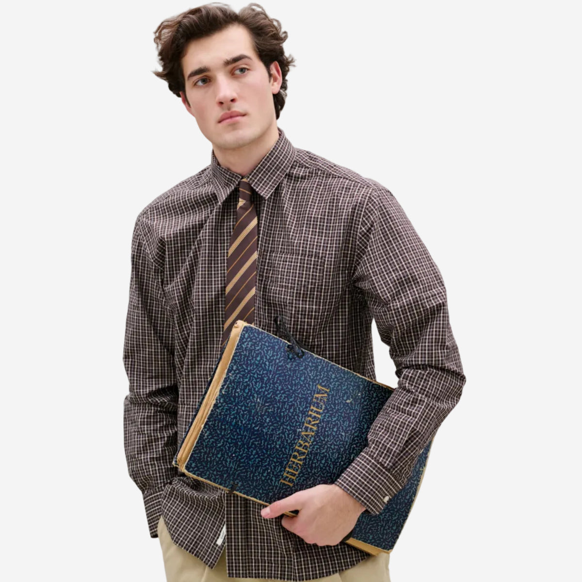 Scout Poplin Relaxed Fit Shirt - Mole Check