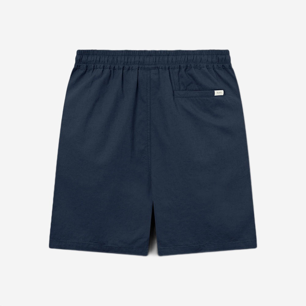 Serene Cotton/Linen Shorts - Navy