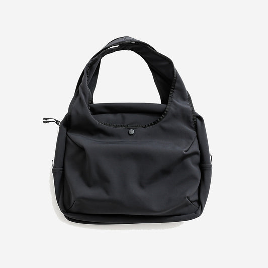 Shell Double Layer Tote - Black