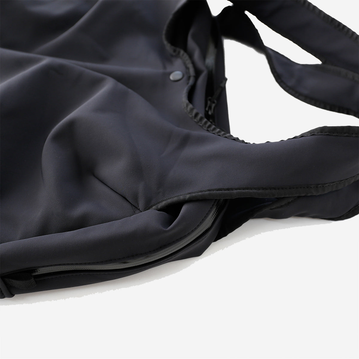 Shell Double Layer 2-Way Tote - Black