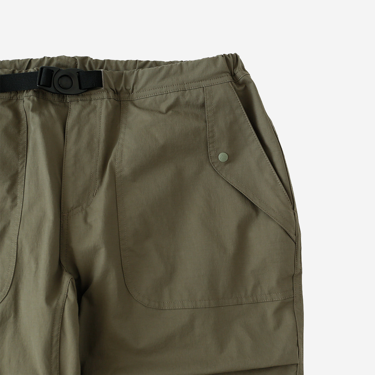 Stretch Snap 6-Pocket Pants - Brown Khaki