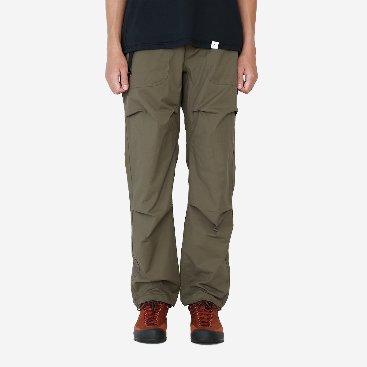 Stretch Snap 6-Pocket Pants - Brown Khaki