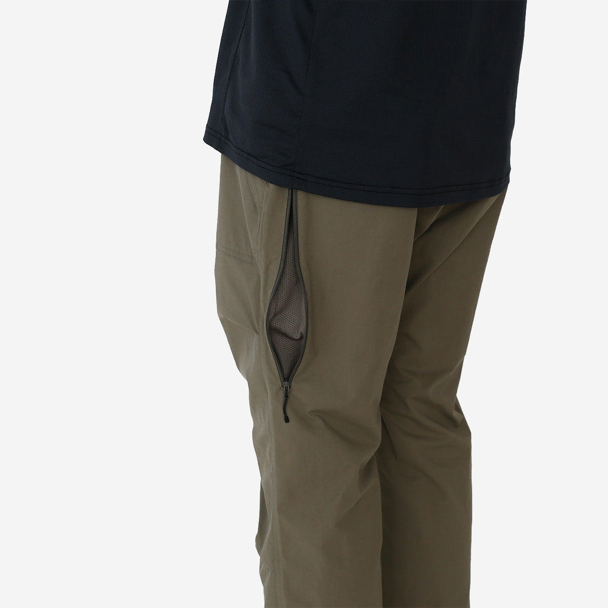 Stretch Snap 6-Pocket Pants - Brown Khaki