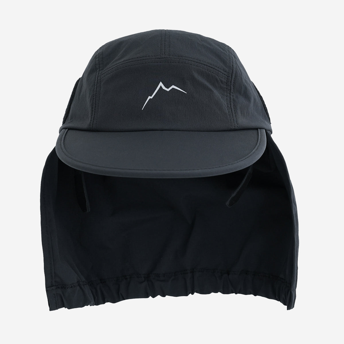 Solid Visor Sunshade Cap - Black