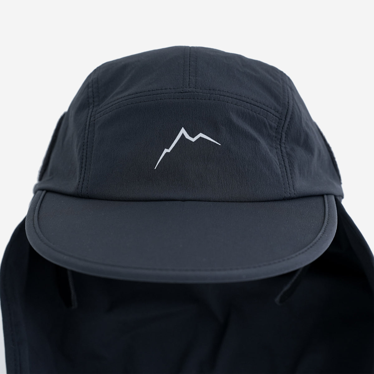 Solid Visor Sunshade Cap - Black
