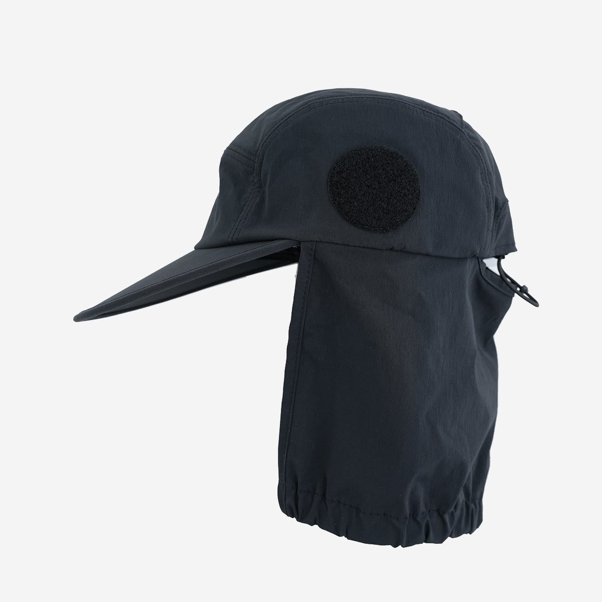 Solid Visor Sunshade Cap - Black