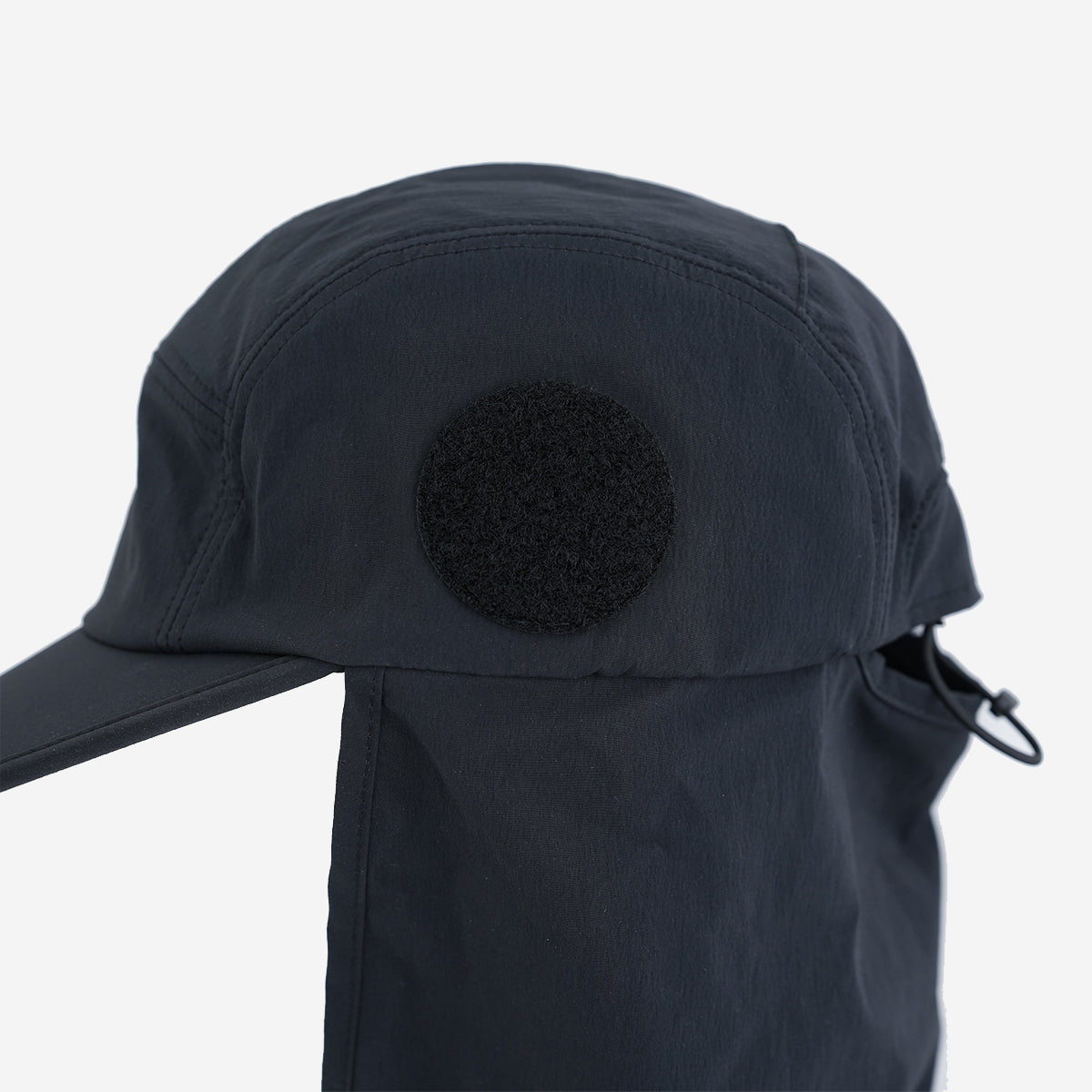 Solid Visor Sunshade Cap - Black