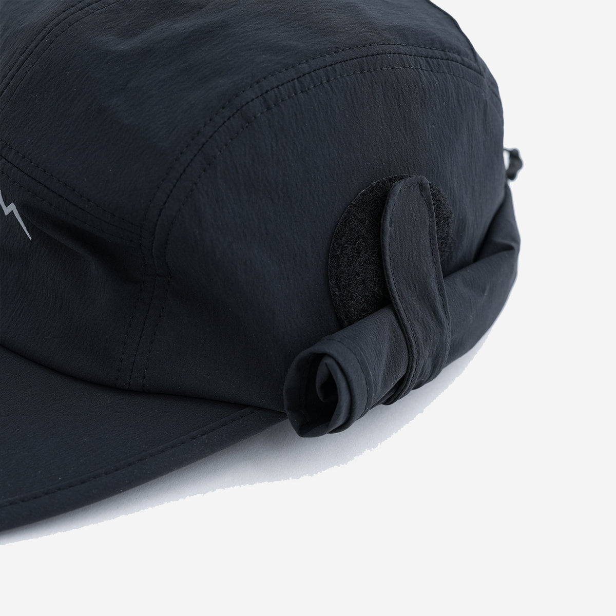 Solid Visor Sunshade Cap - Black