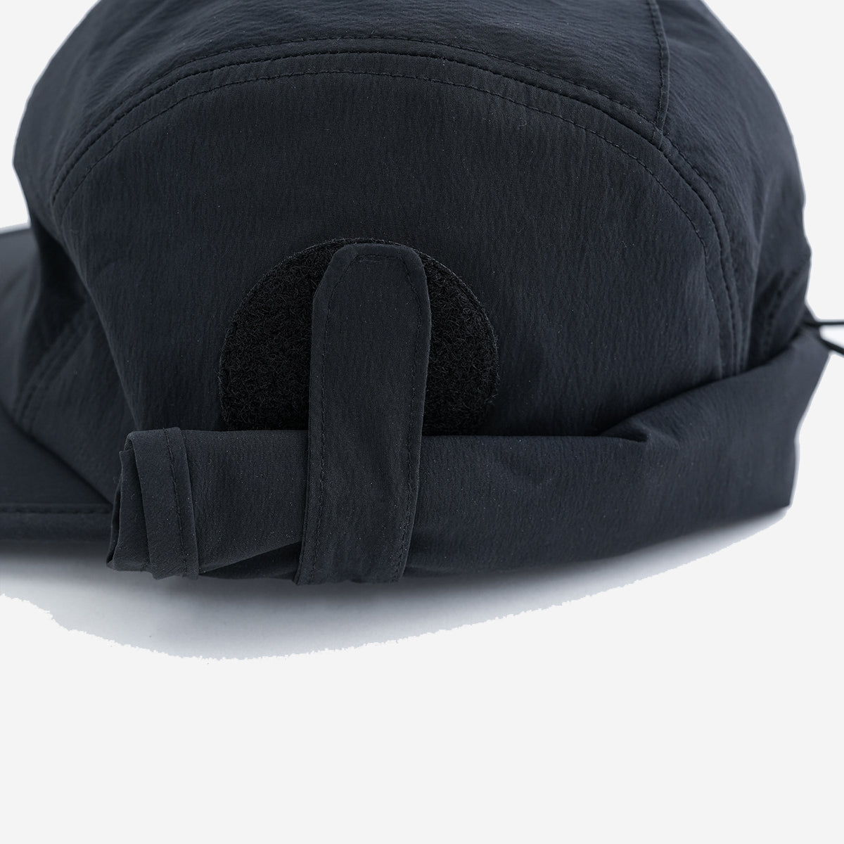 Solid Visor Sunshade Cap - Black
