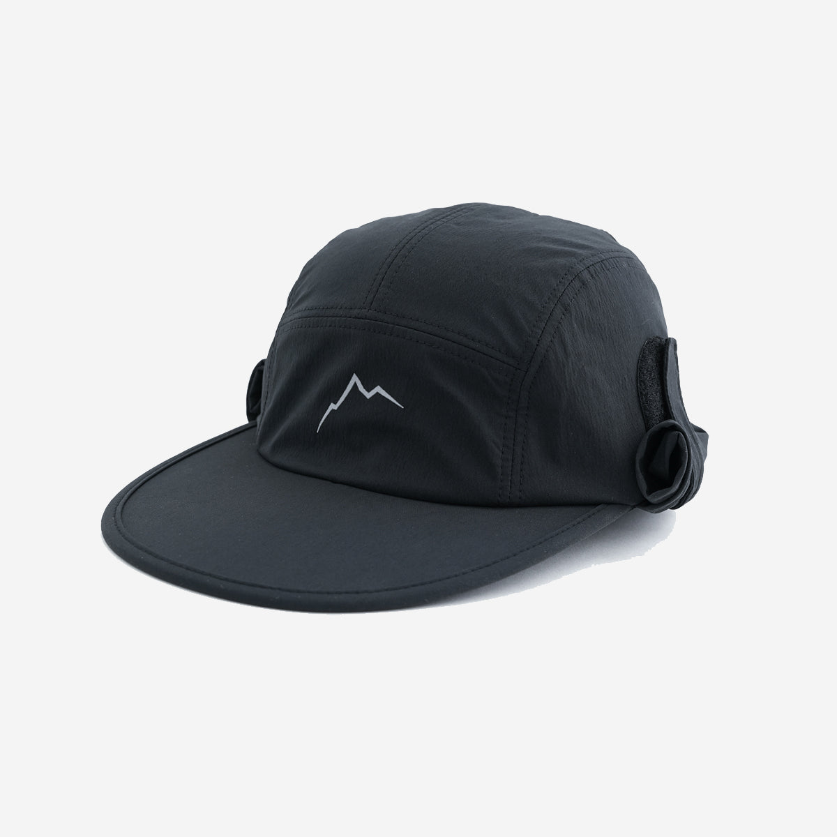Solid Visor Sunshade Cap - Black