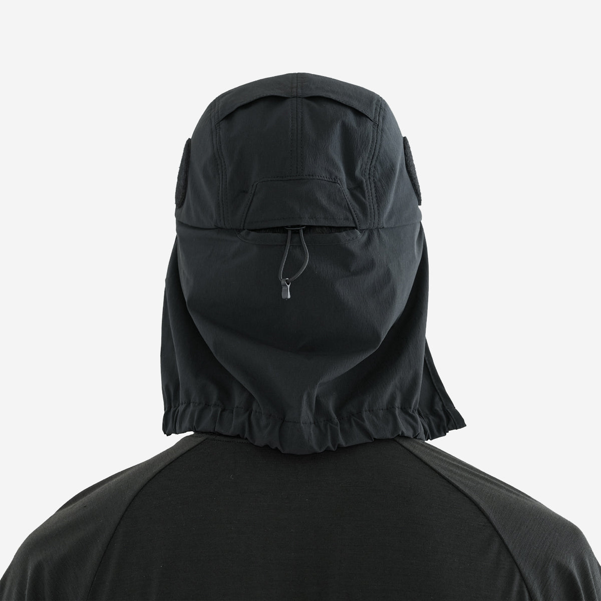 Solid Visor Sunshade Cap - Black