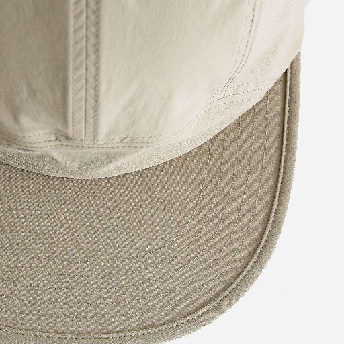 Solid Trail 5-Panel Cap - Beige