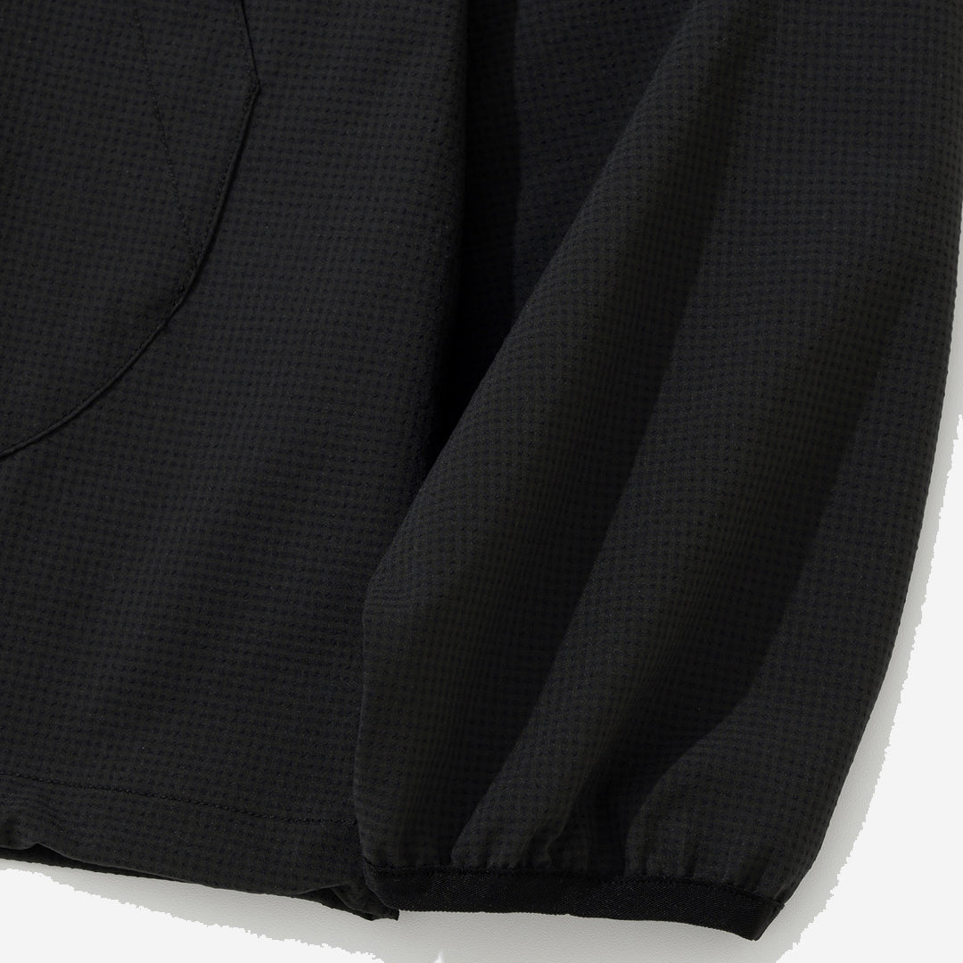 SOLOTEX Seersucker Pocket Shirt - Black