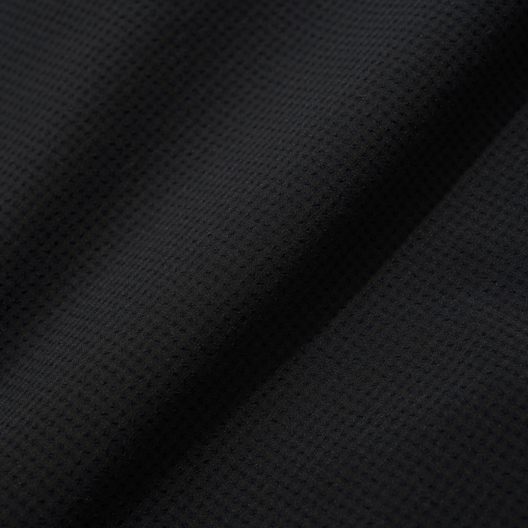 SOLOTEX Seersucker Pocket Shirt - Black