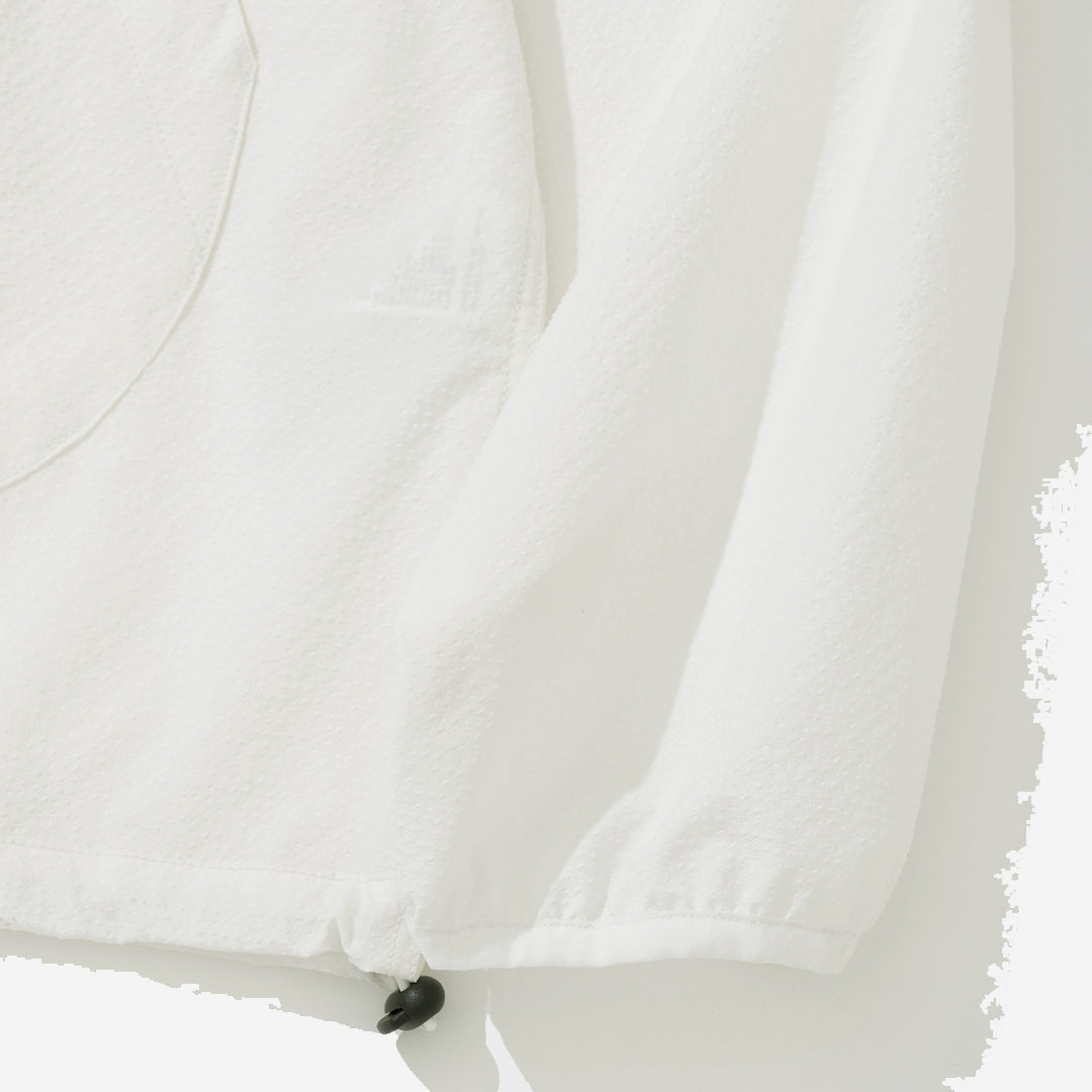 SOLOTEX Seersucker Pocket Shirt - White