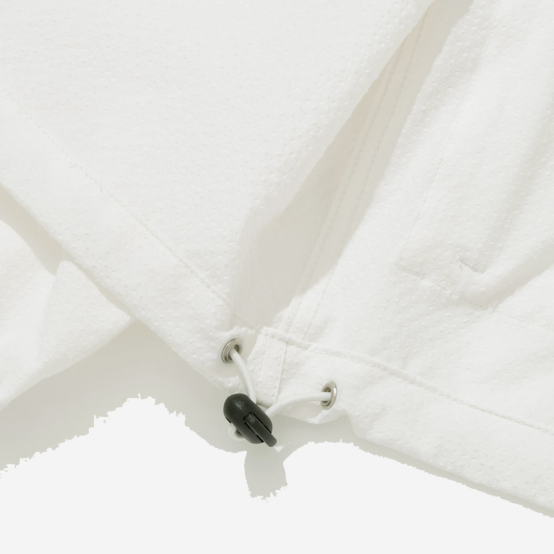 SOLOTEX Seersucker Pocket Shirt - White
