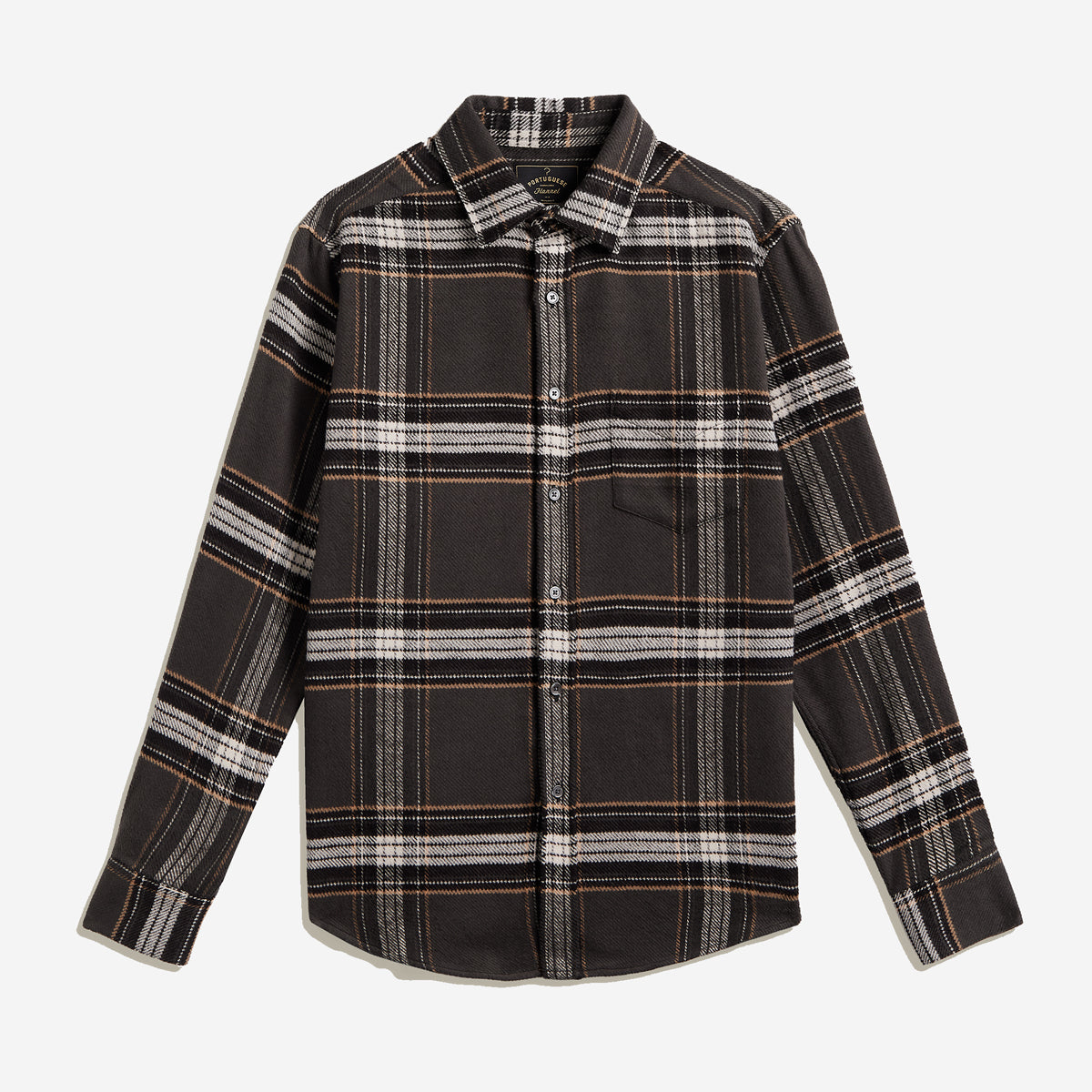 Spindle Plaid Flannel Shirt - Olive/Black
