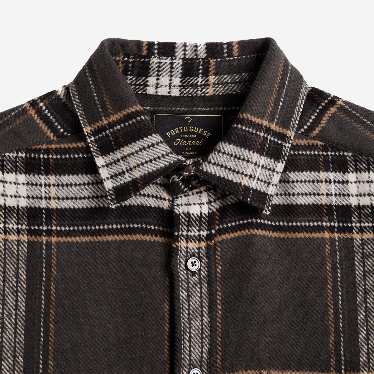 Spindle Plaid Flannel Shirt - Olive/Black