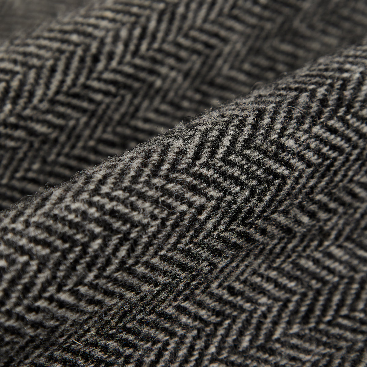 Sport Herringbone Wool Blazer Jacket - Charcoal