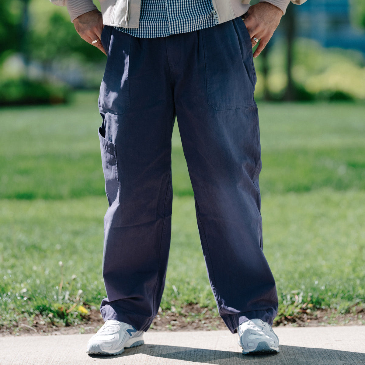 Bleached USAF HBT Pants - Faded Blue