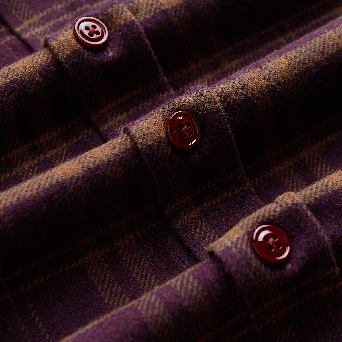 Stinger Plaid Flannel Shirt - Bordeaux