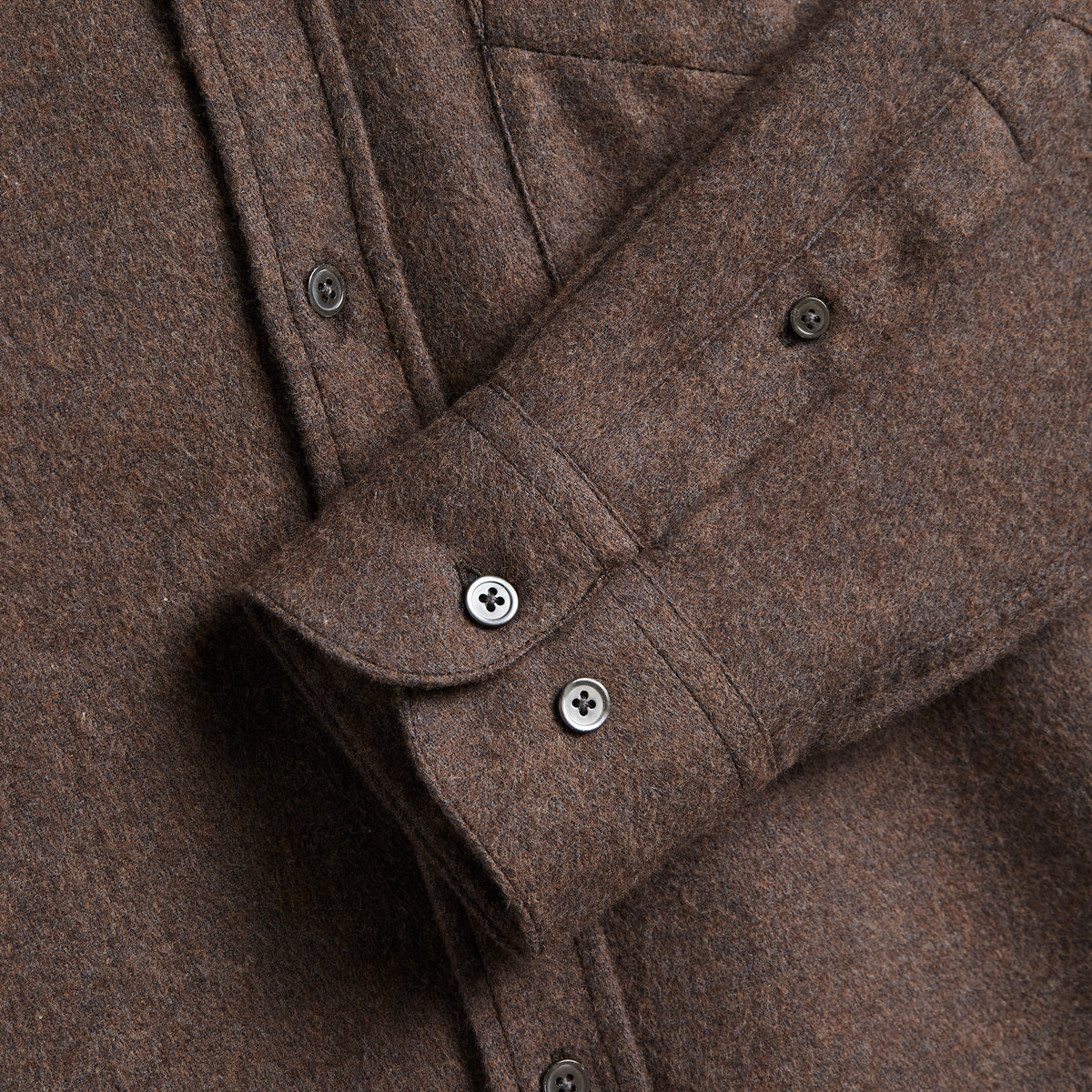 Suavis Flannel Shirt - Brown