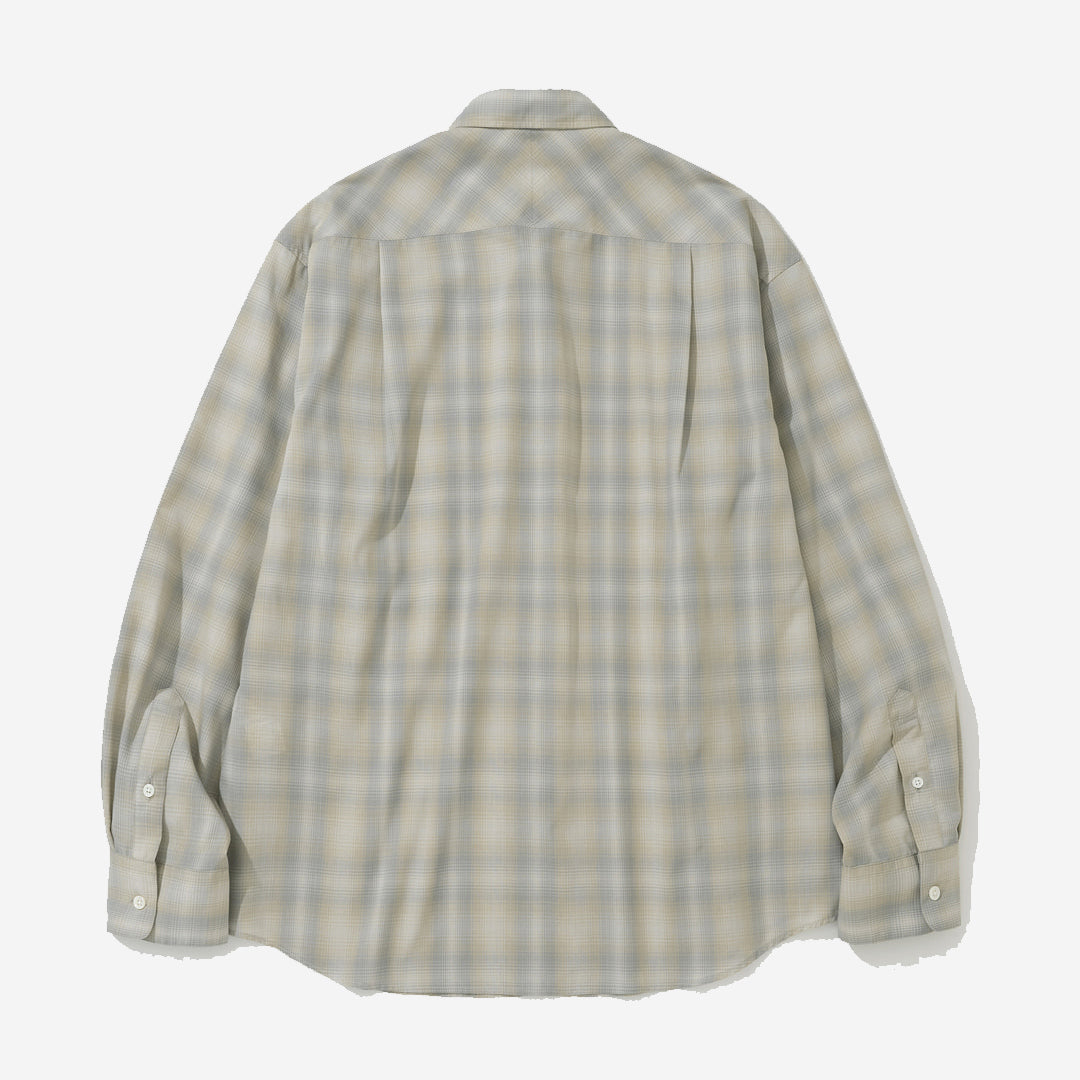 Super Light Navona Check Shirt - Beige Ombre