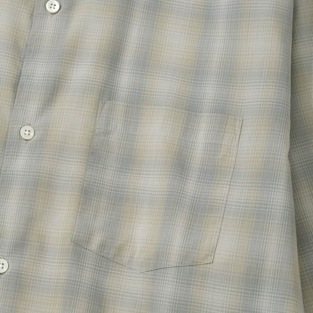 Super Light Navona Check Shirt - Beige Ombre