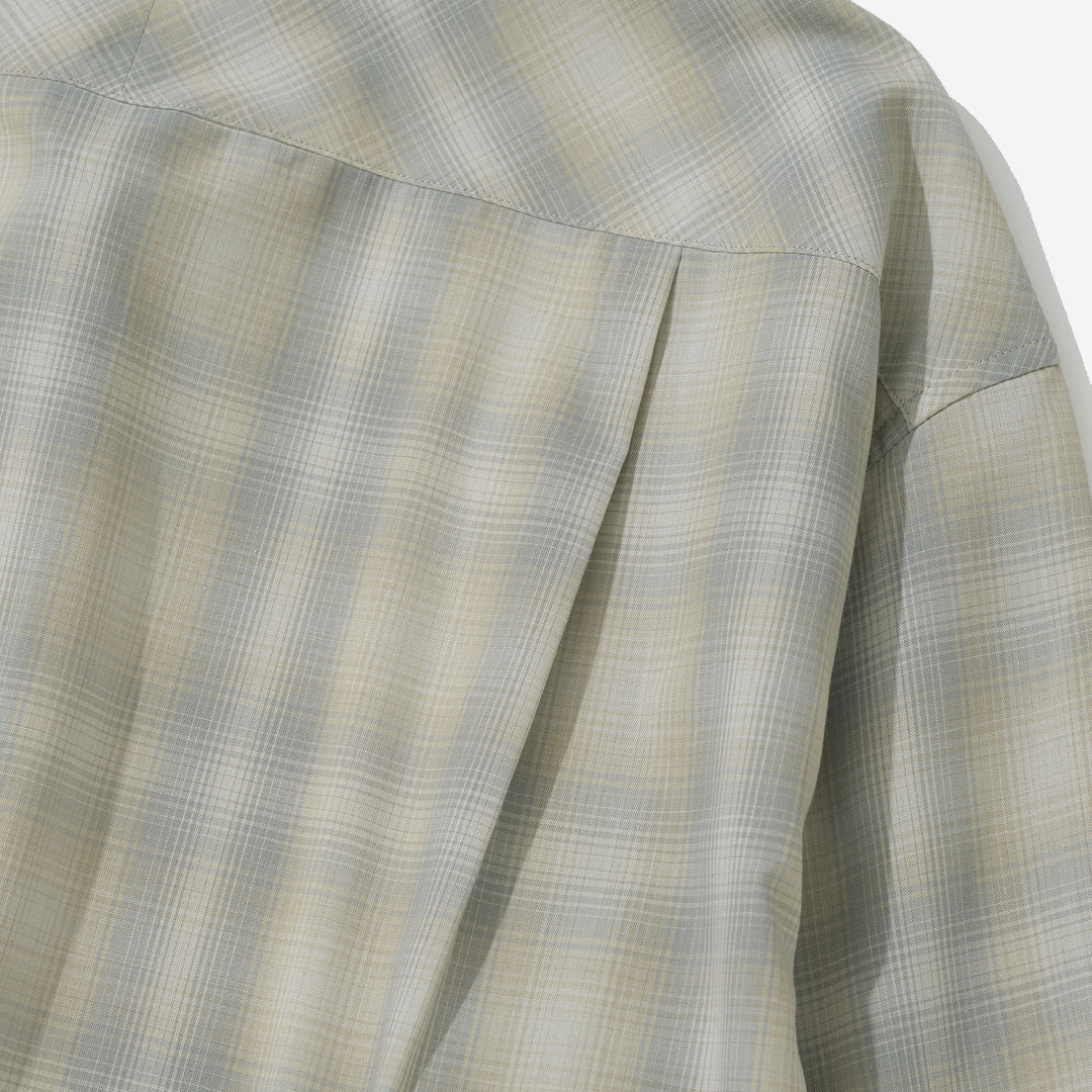 Super Light Navona Check Shirt - Beige Ombre