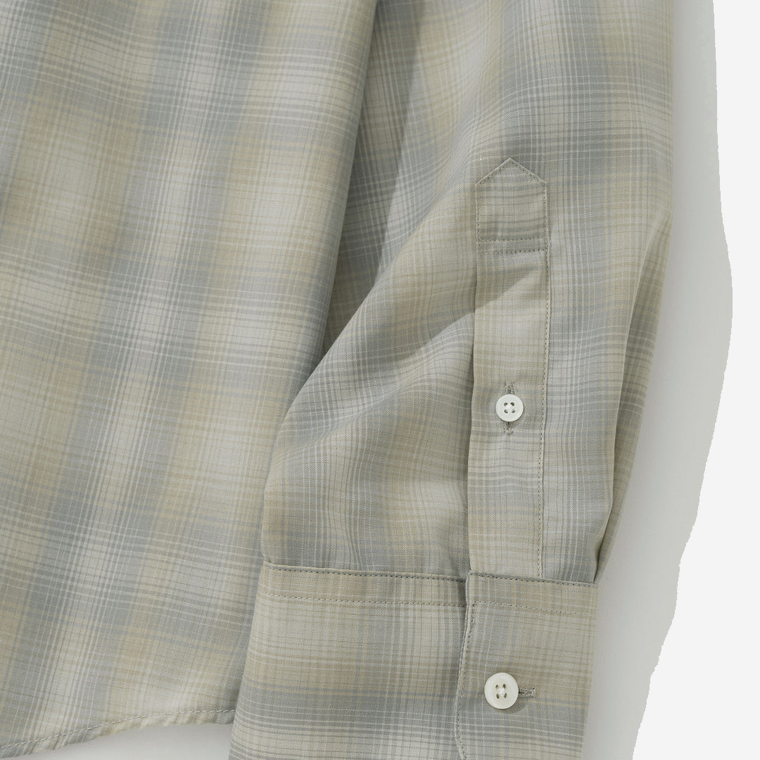 Super Light Navona Check Shirt - Beige Ombre