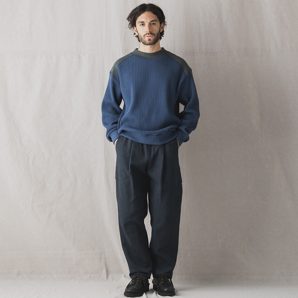 Sashiko Umpire Pants - Iron Navy