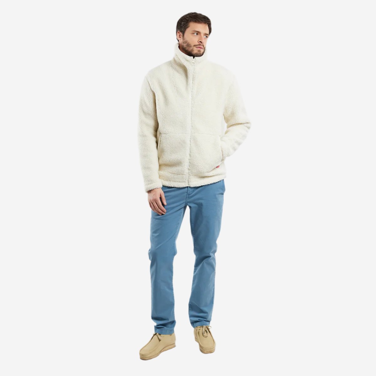 Sherpa Fleece Jacket - Natural