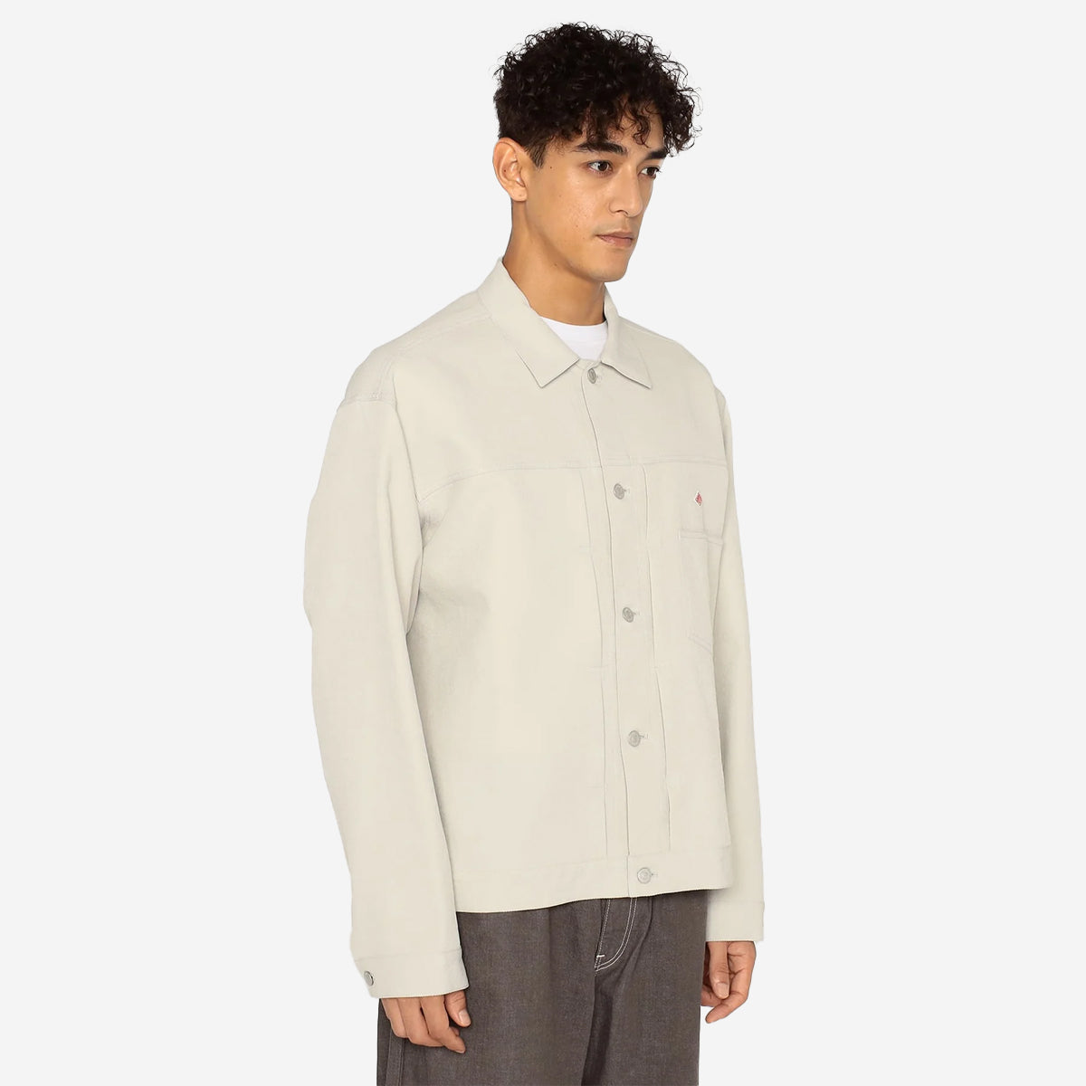 Poly Twill "Jean" Jacket Blouson - Black