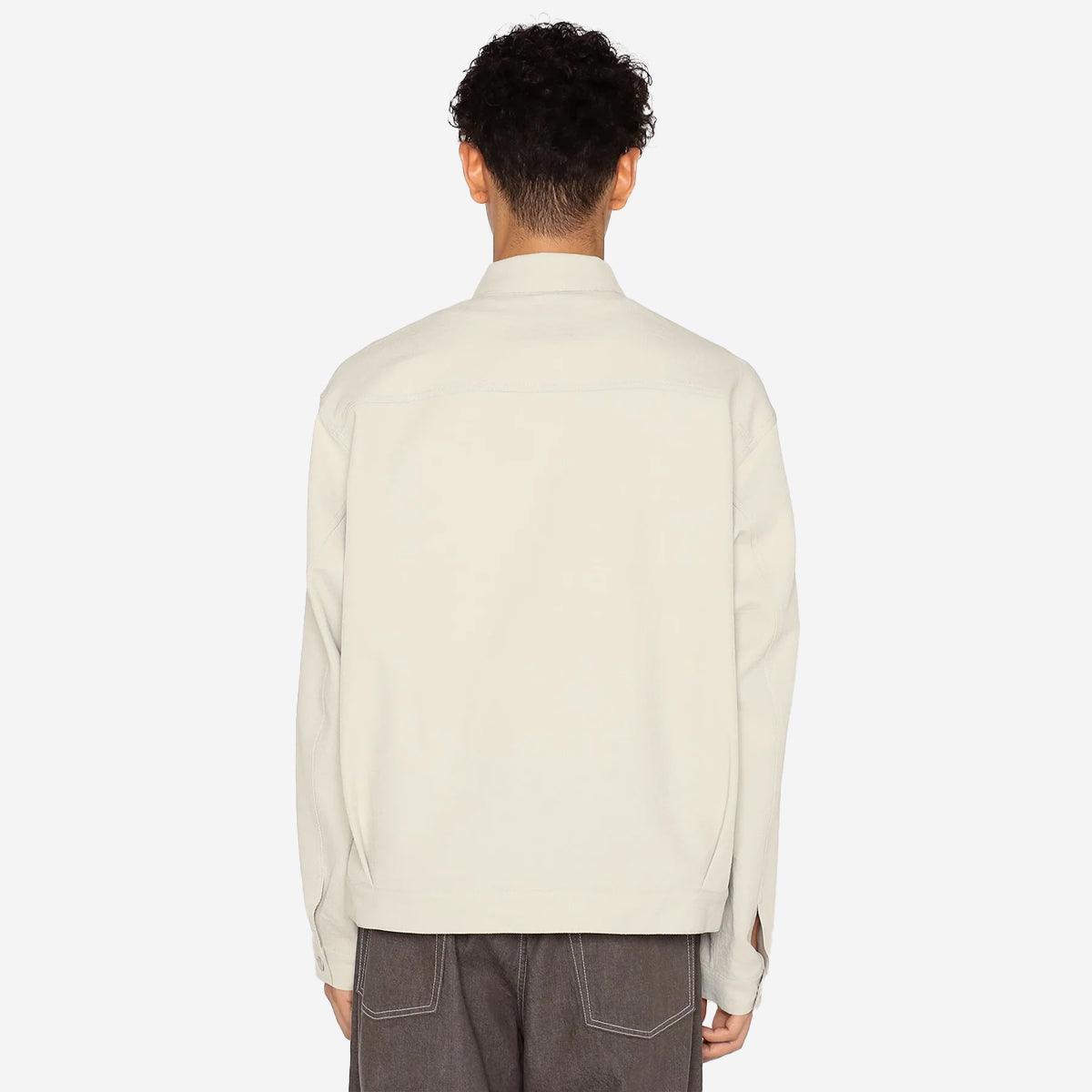 Poly Twill "Jean" Jacket Blouson - Black