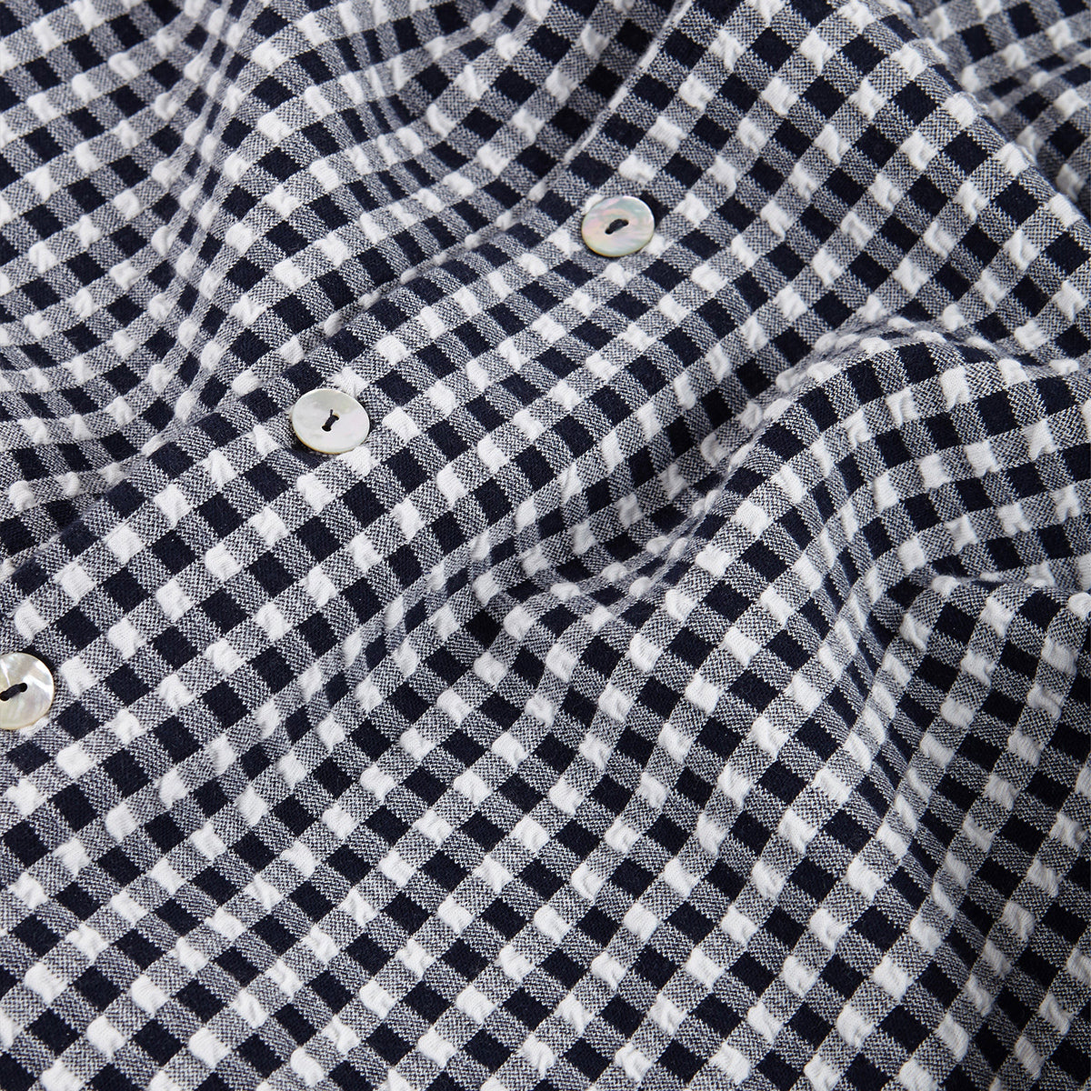 Polo S/S Vacation Shirt - Navy Check