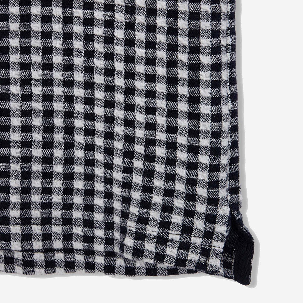 Polo S/S Vacation Shirt - Navy Check