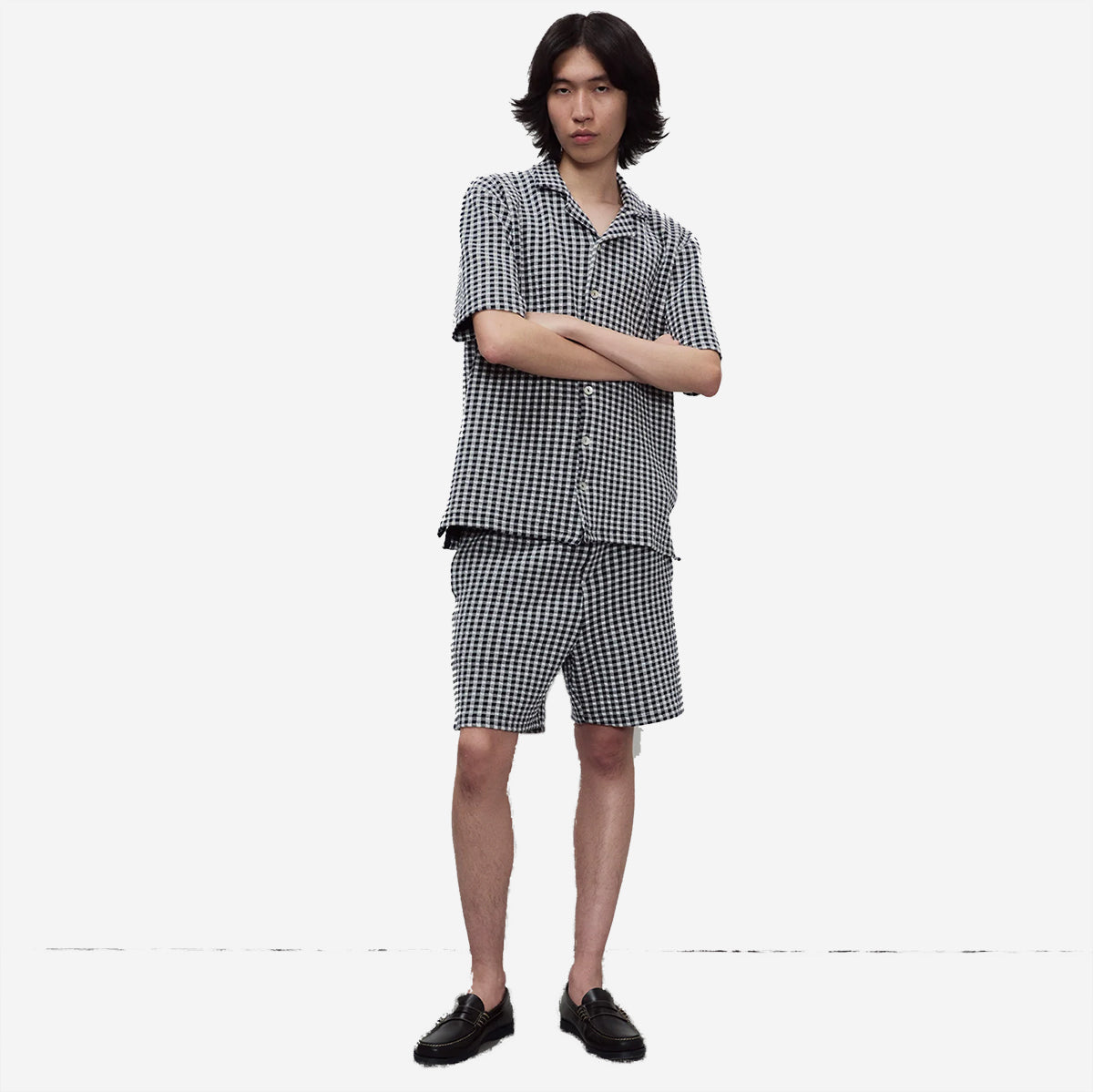 Bermuda Sport Shorts - Navy Check
